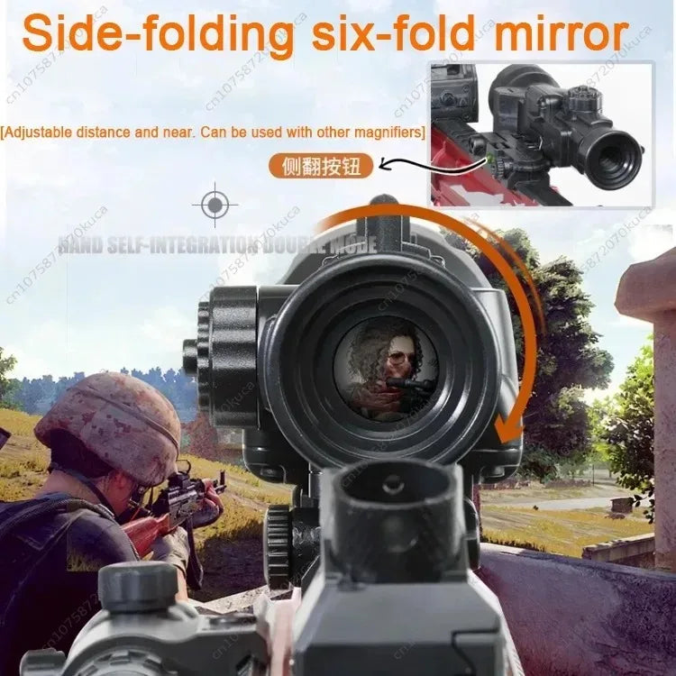 Burst M416 Fully Automatic Toy Gun Gel Bullet Hand-automatic Double Magazine Outdoor Parent-child Cs Interactive Game