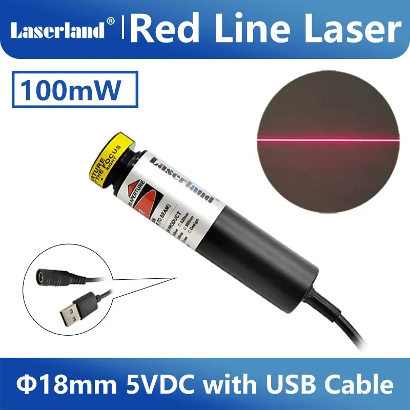 Laser Diode Module Red Dot Line Cross Projector for Alignment of Cloth Cutting Location