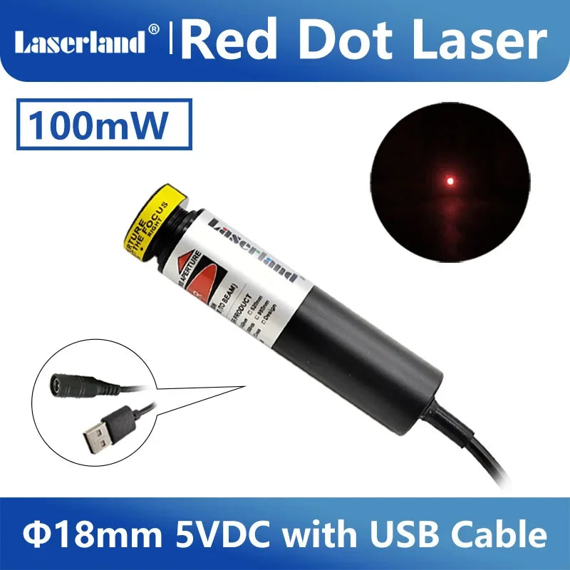 Laser Diode Module Red Dot Line Cross Projector for Alignment of Cloth Cutting Location